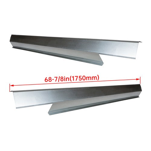 Slip On Rocker Panel 4 Door Set Left Right Side for Ford Focus 2008-2011