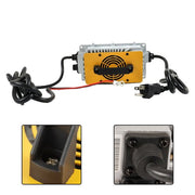 DURAFORCE 36Volt 18AMP Lithium Onboard Battery Charger Yellow For EZGO TXT Golf Carts