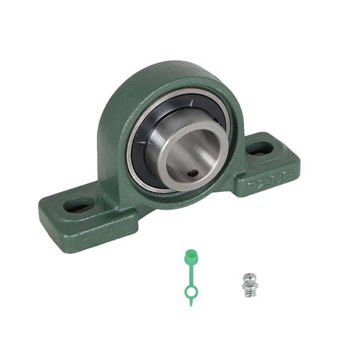 DURAFORCE 2Piece UCP208-24 Solid Base Pillow Block Bearing 1-1/2 Bore Self Aligning 2 Bolt