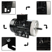DURAFORCE 1800 RPM 2 HP General Electric Motor 3 Phase 56C Frame TEFC 230 / 460 Volt New