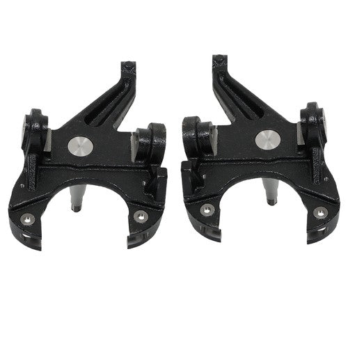 DURAFORCE For Chevy C-10 R10 2WD 1973-1987 Black 3''Drop Lowering Spindles w/1.25"Rotor