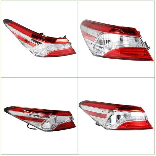 DURAFORCE Driver/LH Side Rear Tail Light Outer Lamp For Toyota Camry SE LE 2018 2019 2020