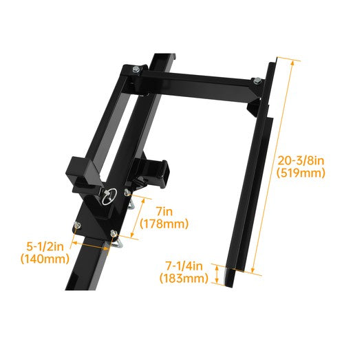 Screw On Quick Product Bumper Mounted Swing Arm Assembly For Grilling Tailgating