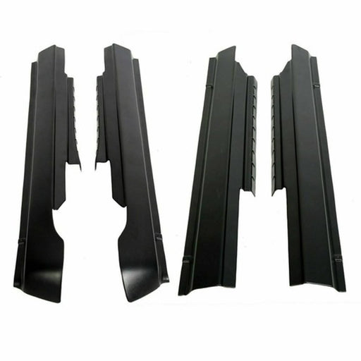 DURAFORCE 4 Piece Rocker Panel Guard Sill Plate Cover for RAM 1500 2500 3500 Crew Cab 2009 18