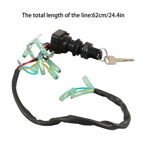 DURAFORCE Ignition Key Switch Set 703-82510-43-00 For Yamaha Outboard Motor Control Box US