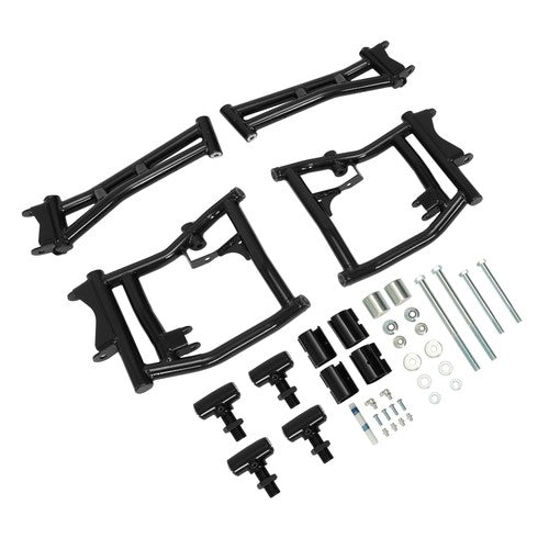 For 16 Plus Polaris General 4 High Clearance 1.5 Offset Rear A-Arms Powder Coated