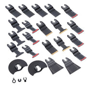 DURAFORCE 25PCS Oscillating Tool Professional Bi-Metal Multitool Blades Kits for Wood Nail