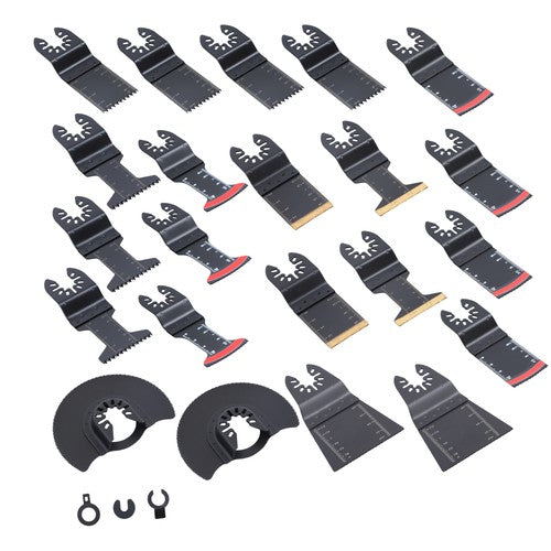 DURAFORCE 25PCS Oscillating Tool Professional Bi-Metal Multitool Blades Kits for Wood Nail