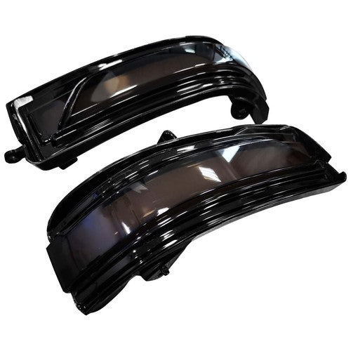 DURAFORCE Rear Mirror LED Smoke Sequential Turn Signal Light For 2019-2022 Dodge Ram 1500