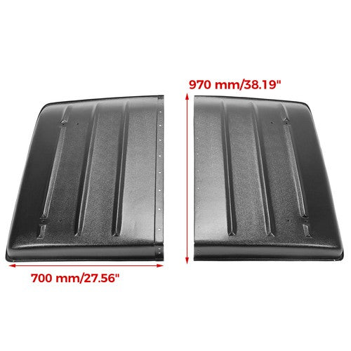 DURAFORCE FOR 2005-2023 KAWASAKI MULE 610 600 SX 4X4 BLACK HARD TOP ROOF KAF600-005B