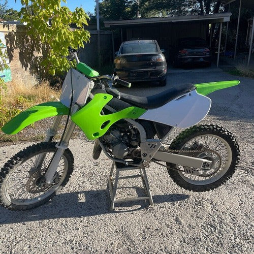 DURAFORCE 7PCS Plastic Kit Restyle Fairing BodyWork Set For KAWASAKI KX125 KX250 1999-2002