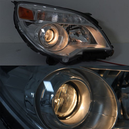DURAFORCE Projector Passenger + Driver Clear For Chevy Equinox 2011-2015 Headlights Front
