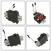 DURAFORCE 32 GPM 2 Spool 3600 PSI Hydraulic Directional Control Valve Double Acting SAE 16