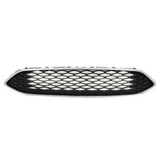 DURAFORCE Front Bumper Upper+Lower Grill&Fog Light Set&Trim Set For Ford Focus 2015-2018