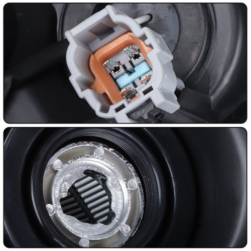 DURAFORCE Headlights Headlamps Clear Lens For Nissan Kicks SR 2018 2019 2020 LH+RH Side