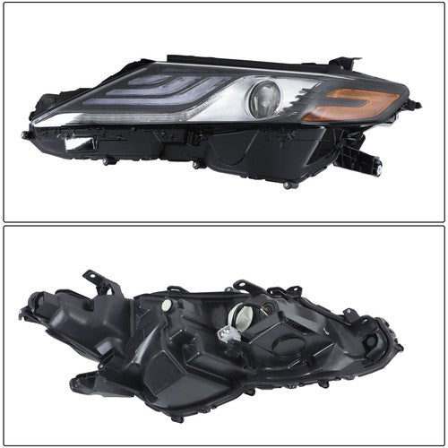 DURAFORCE Full LED Black For Toyota Camry XSE XLE 2021 2022 Driver Left Headlight Assembly