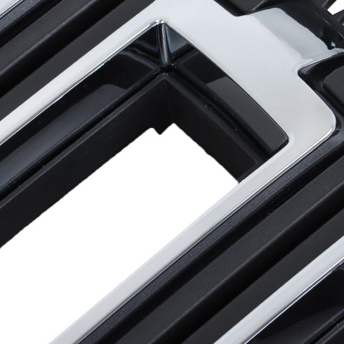 DURAFORCE Black Fit For GMC Sierra 1500 2016-2017 2018 Chrome Front Bumper Upper Grille