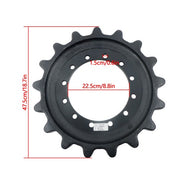 DURAFORCE 304-1916 Sprocket Fits CAT 299C 289C 279C 279D 289D 299D 3041916 12 Bolt Hole