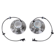 DURAFORCE For Sierra 1500 2WD Front Wheel Bearing Hubs Control Arms Suspension Kit 12pc