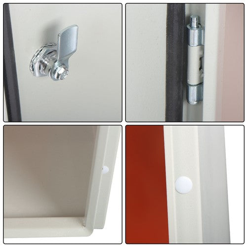 DURAFORCE IP65 24x16x12 Inch Steel Electrical Box Electrical Enclosure Carbon Steel