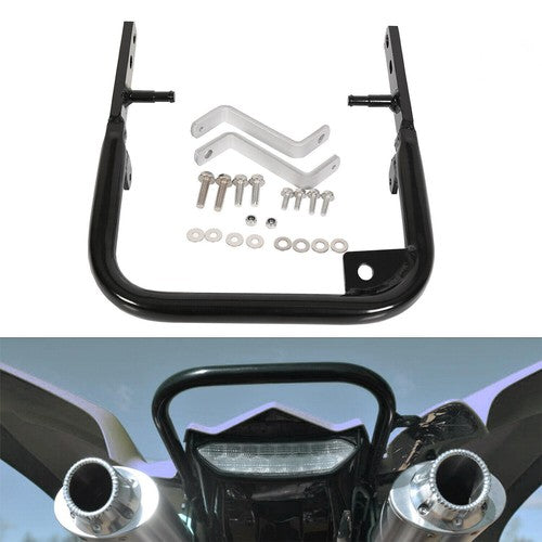 DURAFORCE Aluminum Black Grab Bar Rear Bumper For Yamaha Raptor 700 700R 2006-2024