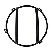 DURAFORCE For 2007-2018 Jeep Wrangler JK Black Headlight Headlamp Guard Round Cover Kit