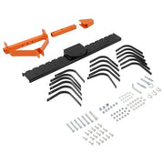 DURAFORCE 3-Point Landscape Rock Rake 50" For Cat 0 Tractor Attachment Soil Gravel Lawn