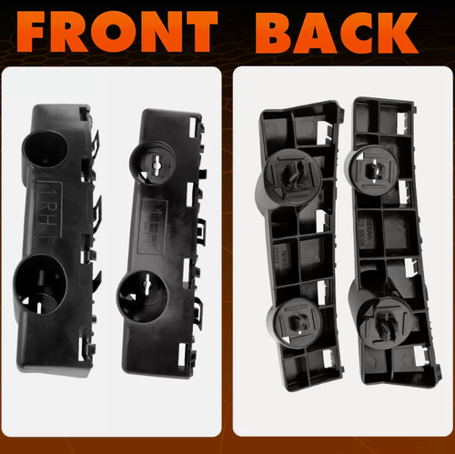 Pair For 2015-2020 2021 Nissan Murano Front Bumper Fender Brackets 622225AA1A