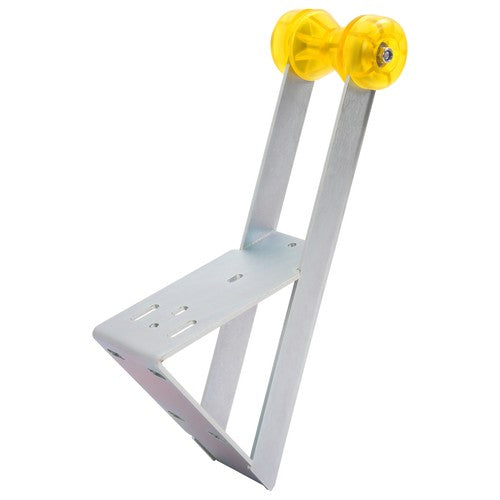 DURAFORCE Universal Boat Trailer Winch Stand Seat Steel With Yellow Roller For Winch Posts