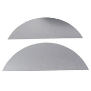 DURAFORCE For 14"-16" Wheel Steel Round Single Axle Trailer Fenders with Back Plate 2PK