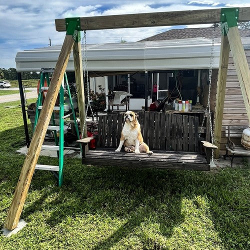 1 2 3 A Frame For Swing Set With All Hardware 2 Brackets