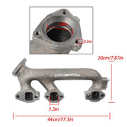 DURAFORCE Fit for GMC Sonoma Jimmy Safari 1998-2000 2001 4.3L Right Exhaust Manifold Kit