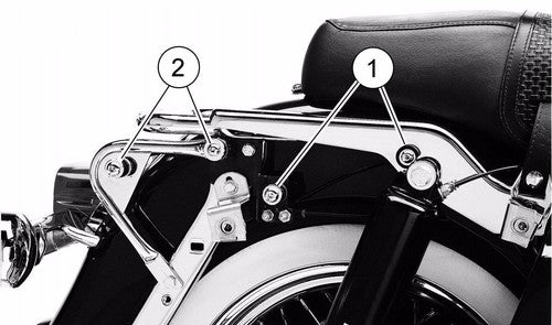 DURAFORCE Quick Detach Luggage Trunk Mount Docking Hardware Kits For Harley Touring 97-08