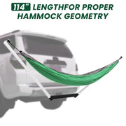 DURAFORCE Pickup Vehicle Trailer Hitch Mount Hammock Stand For All 2'' Receiver up to 114"