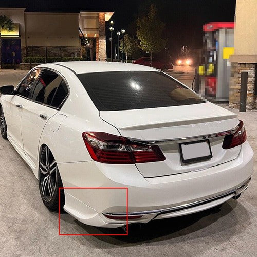 Rear Front Lip Side Apron Underbody 4PC For 16-17 Honda Accord Sedan HFP Style