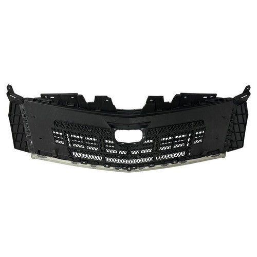 DURAFORCE For 2013-2017 Cadillac XTS Front Bumper Black Upper Grille Lower Grill 2PCS