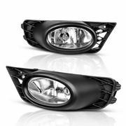 DURAFORCE Bumper Fog Lights Driving Lamps w/Switch for 2009-2011 Honda Civic 4-Door Sedan