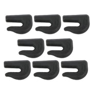 DURAFORCE 8Pcs G70 3/8" Weld On Chain Grab Hook Tow Hook Tractor Bucket Trailer Tie Down