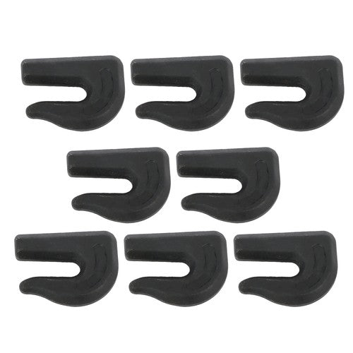 DURAFORCE 8Pcs G70 3/8" Weld On Chain Grab Hook Tow Hook Tractor Bucket Trailer Tie Down