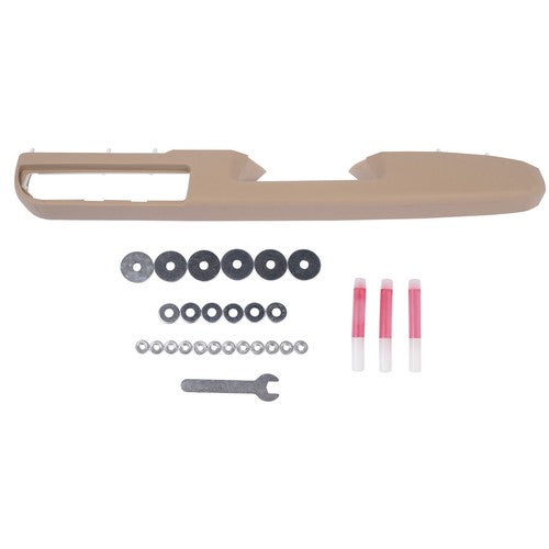 DURAFORCE Front Passenger Side Door Armrest Repair Tan for Chevrolet Tahoe Silverado 10-14