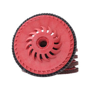 DURAFORCE Type 29 Ceramic Grain Flap Sanding Discs 10 PCS 4-1/2" x 7/8" 80 Grits