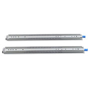 DURAFORCE 1 Pair 28 Inch With Lock Heavy Duty Drawer Slides 500 Lbs Extension Rails Rail