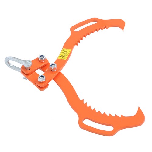 DURAFORCE For Logging Tongs Log Skidding Tongs 18 Inch 2 Claw Log Lifting Tongs Grapple
