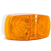 DURAFORCE 4X 10 Diodes Trailer Marker LED Double Bullseye Clearance Lamp For RV Camper