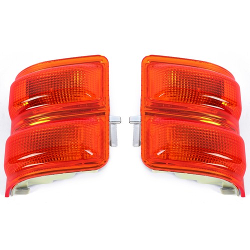 Pair Amber Side Mirror Marker Signal Lights For Ford F250-550 F350 F450 2008-16