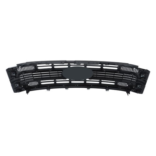 DURAFORCE New Plastic Front Upper Bumper Grille Chrome Trim For Ford F250 XL/XLT 2023-2024