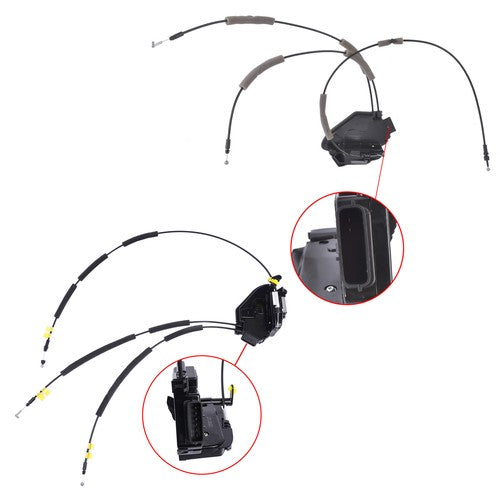 DURAFORCE 2Pcs Front Door Lock Latch Actuator for Nissan Pathfinder 3.5L V6 2018 2019 2020