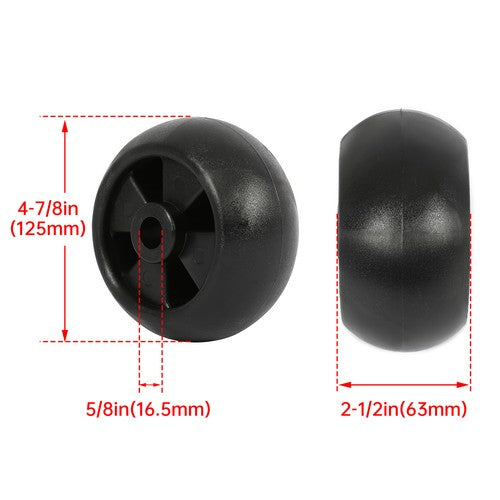 DURAFORCE 4PCS Deck Wheel Kit For John Deere GX345 LX188 AM116299 AM133602 M111489 M84690