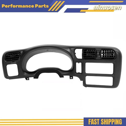 Black Dash Trim Bezel Fit For 1998 2004 Blazer Jimmy Sonoma S10 Bravada
