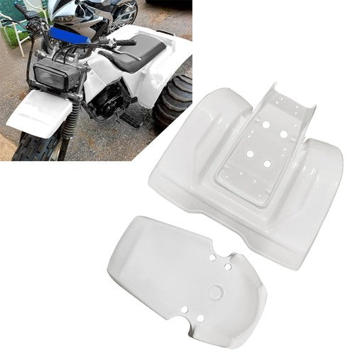 DURAFORCE ABS Plastic White Front Rear Fender for 1983 1984 1985 Honda ATC200X 3 Wheeler